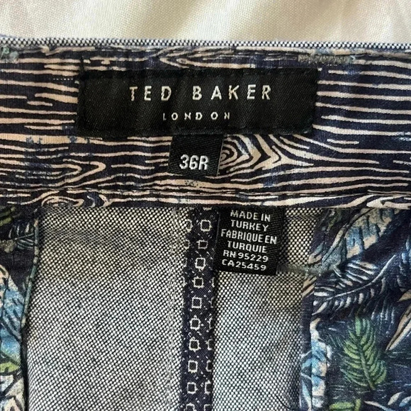Ted Baker London woman’s trouser cropped pants size 36R color Blue gray - Picture 4 of 11